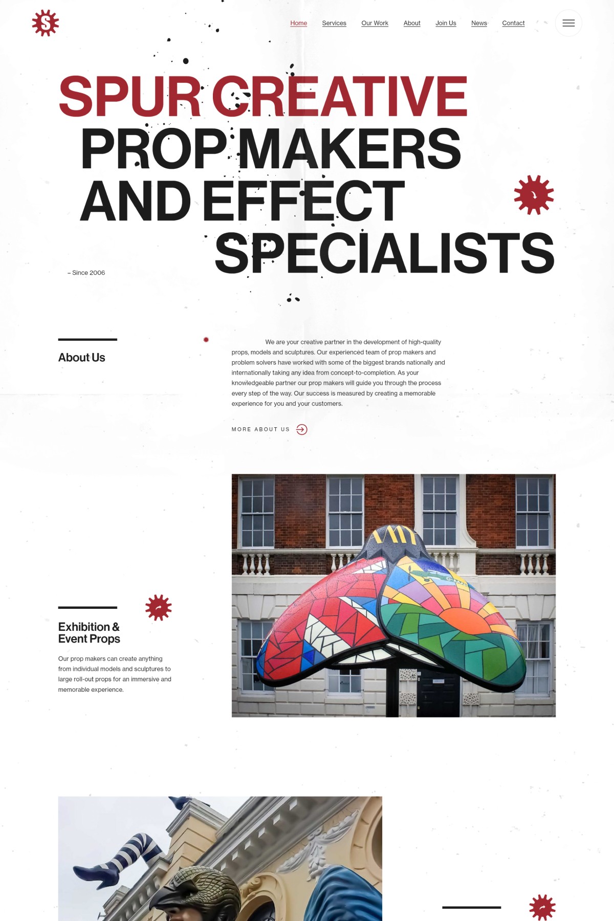Spur Example Laravel Website Development for Spur Creative