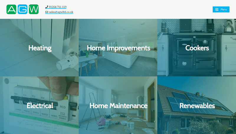 After, Andover Gas and Water website
