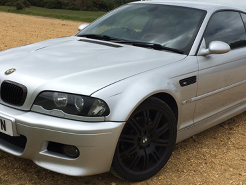 Cropped image of BMW