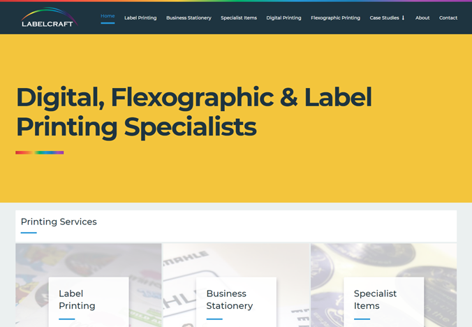 Labelcraft website