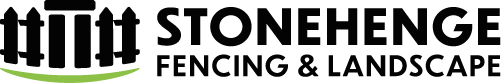 Stonehenge fencing and landscape logo.