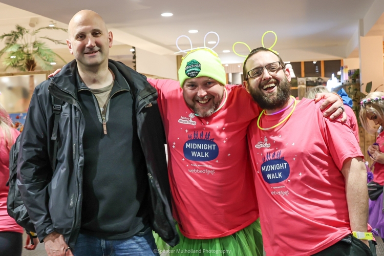 The Webbed Feet team at The Midnight Walk 2024