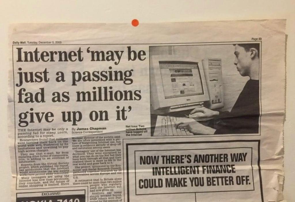 Daily Mail: Internet may just be a passing fad...