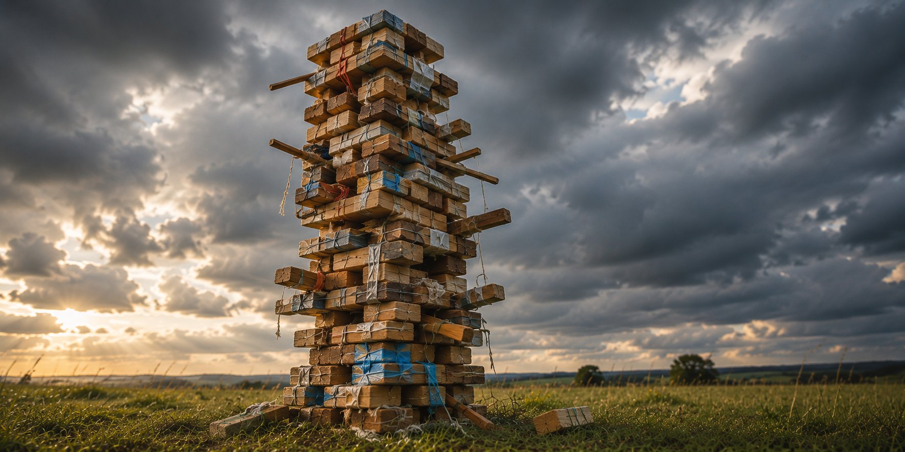 A stack of 
